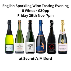 Tasting Evening of English Sparkling Wine - Friday 29th November - 7pm